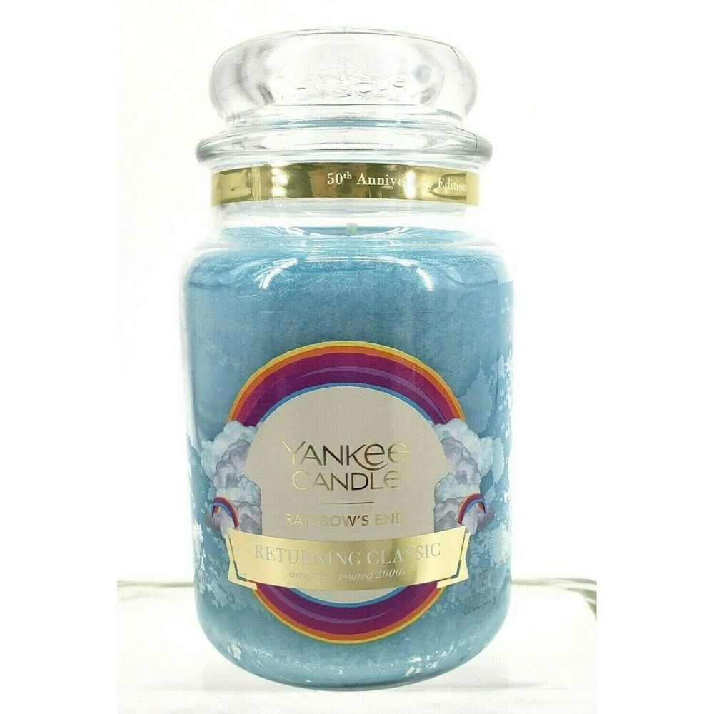 Yankee Candle RAINBOW'S END Candle‎ 50 Anniversary